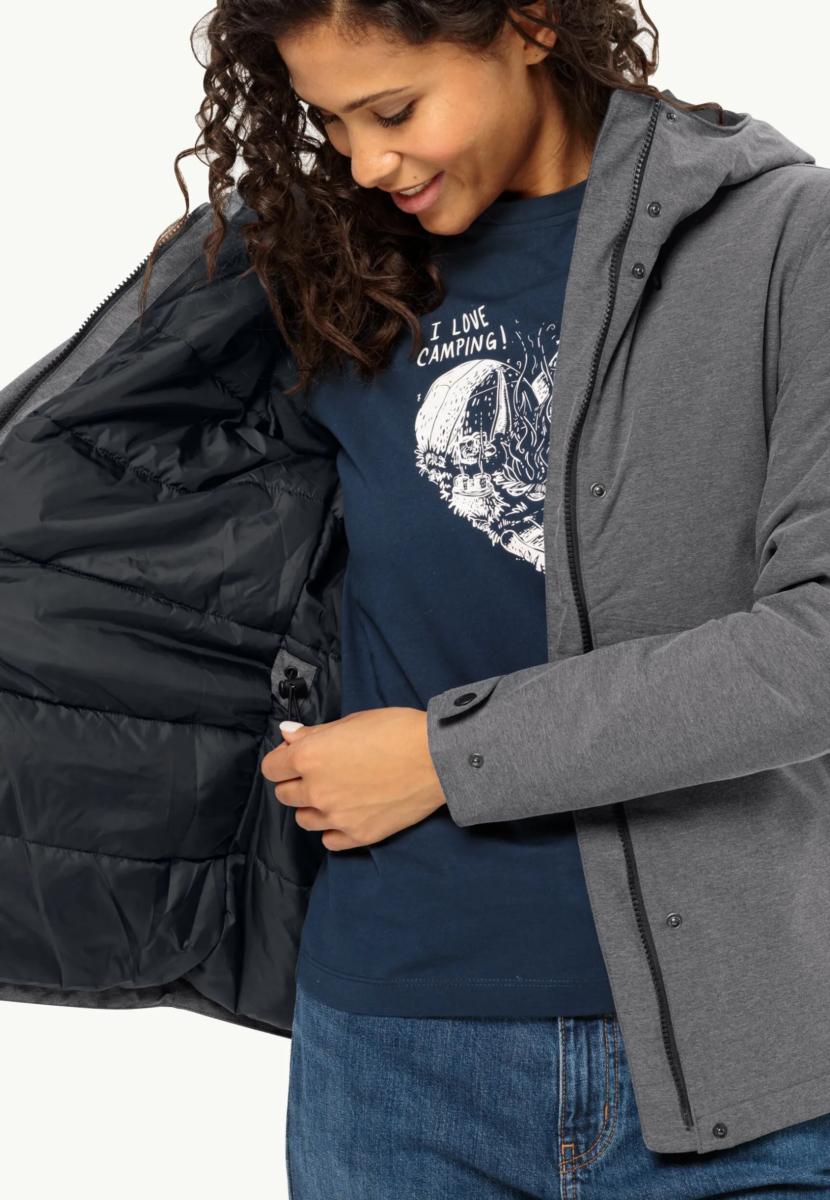 Sale Snowy Park Jkt W Damen Windjacken|Übergangsjacken