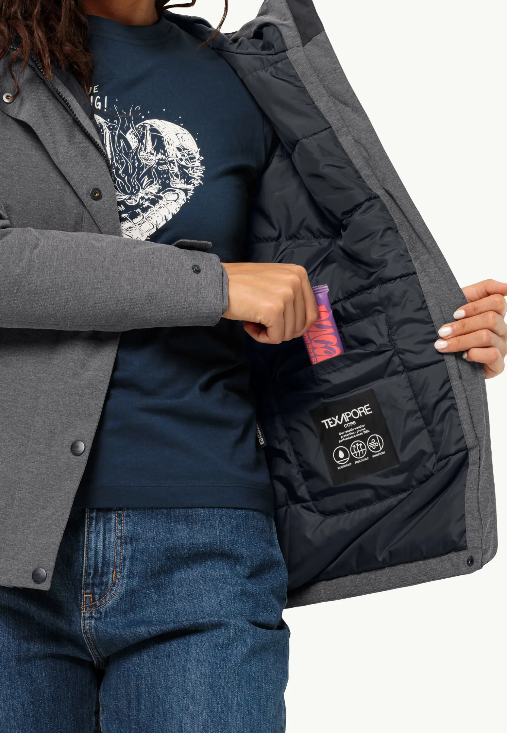 Sale Snowy Park Jkt W Damen Windjacken|Übergangsjacken