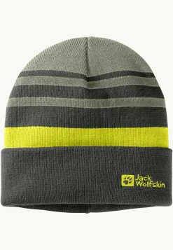 Fashion Stripy Knit Beanie K Kinder Mützen