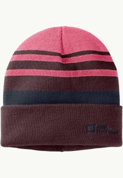 Fashion Stripy Knit Beanie K Kinder Mützen