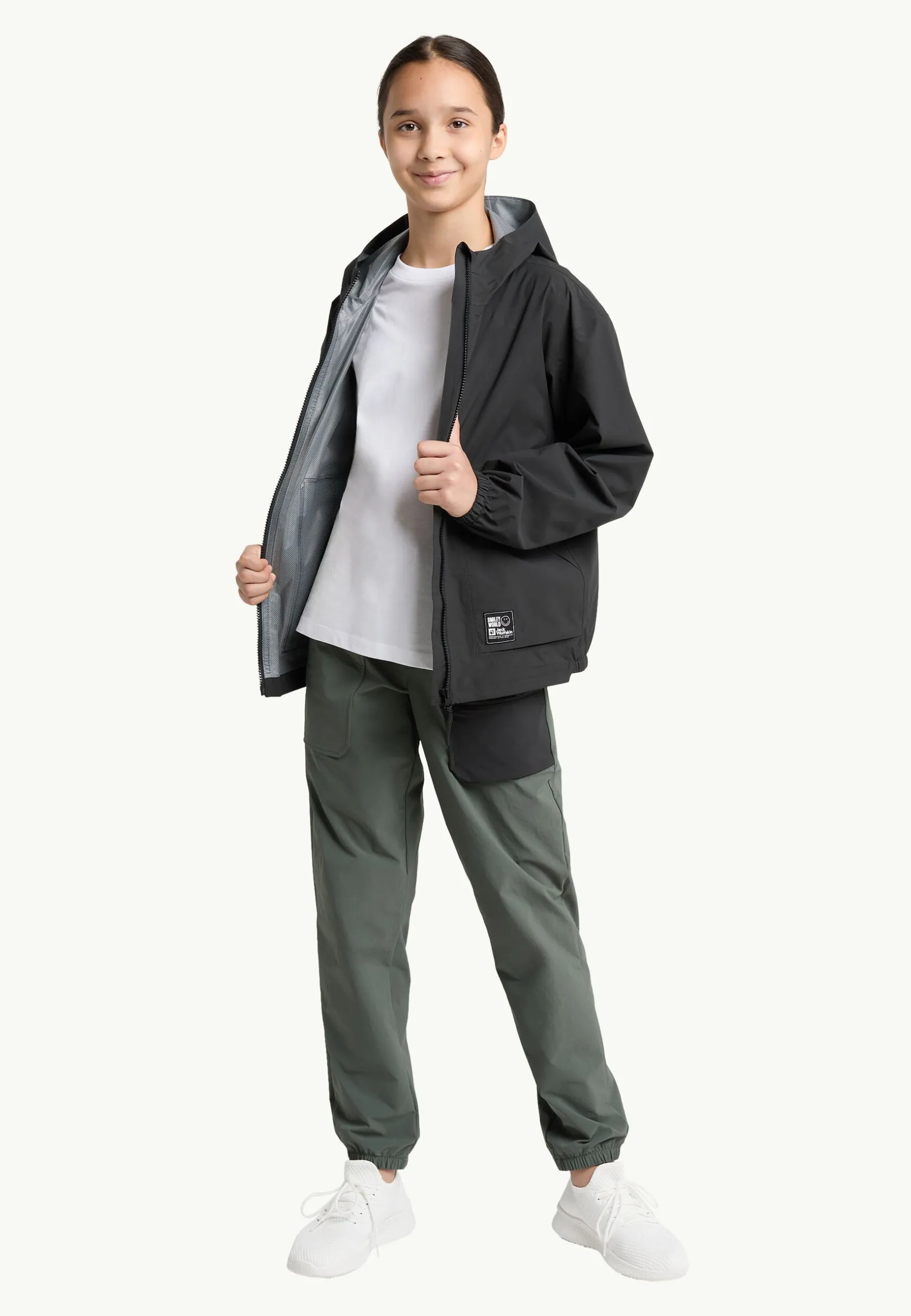 New T Smileyworld 2.5l Jkt Y Kinder Übergangsjacken|Regenjacken