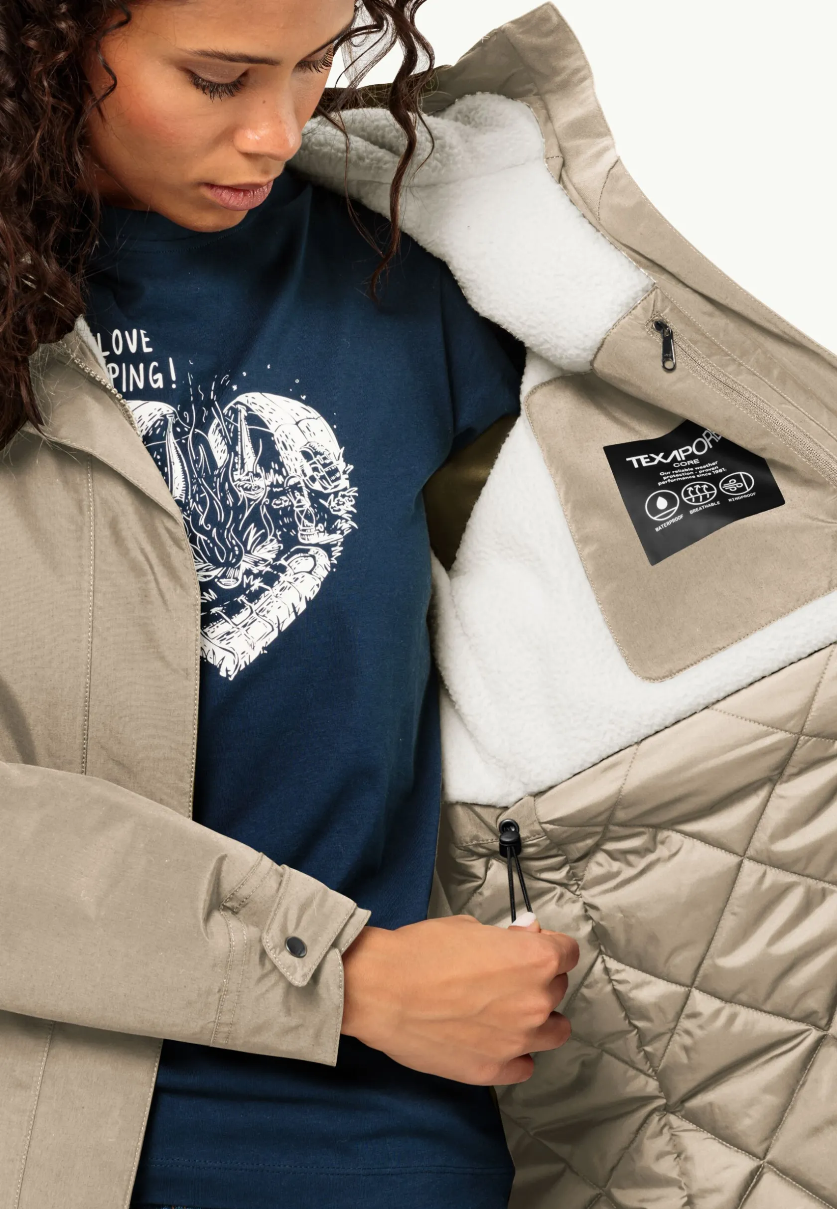 Online Talforst Parka W Damen Windjacken|Übergangsjacken