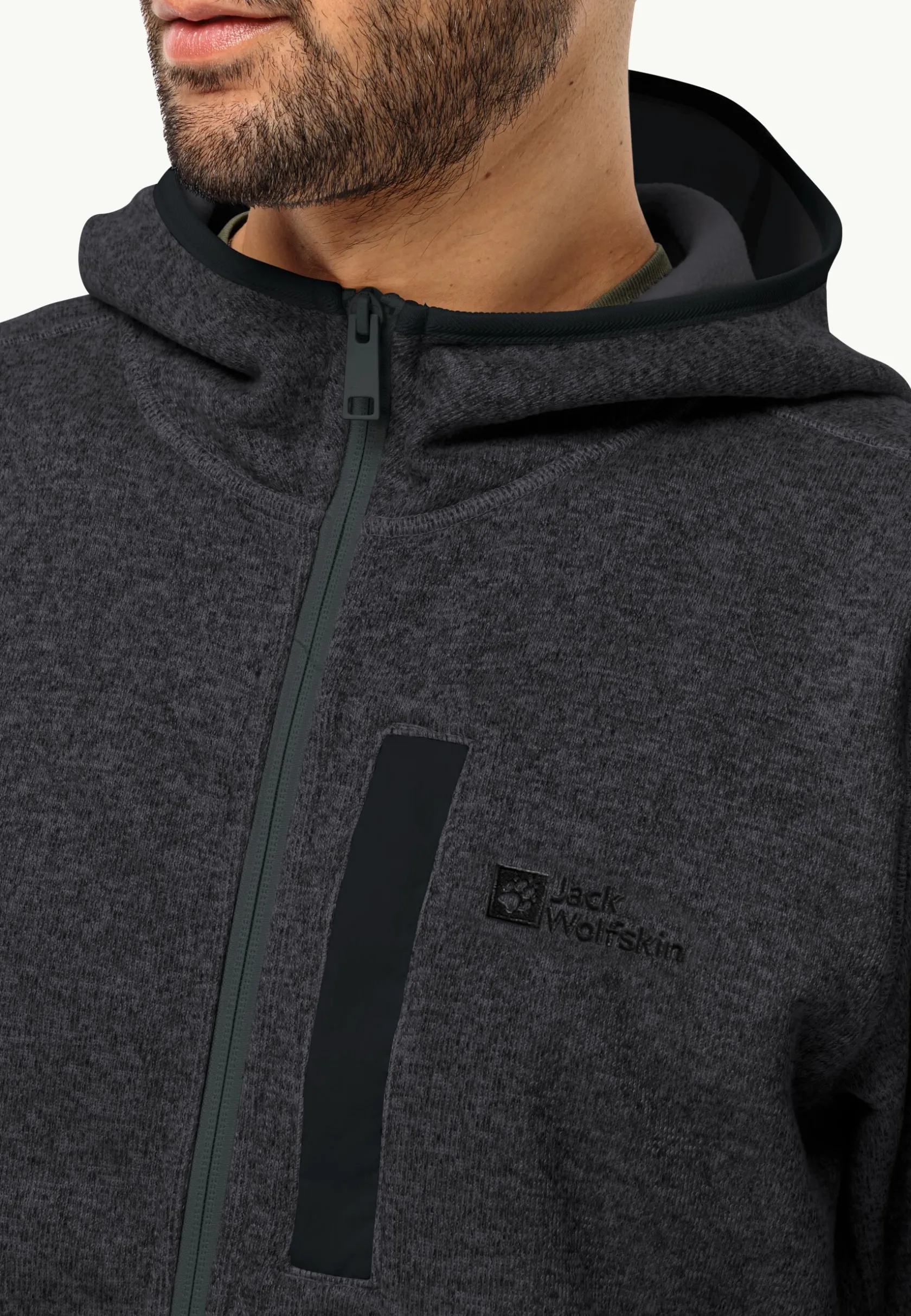 Discount Tannenspur Hooded Jkt M Herren Fleece|Fleecejacken