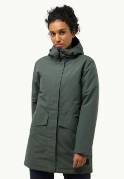New Tempelhof Coat W Damen Windjacken|Übergangsjacken