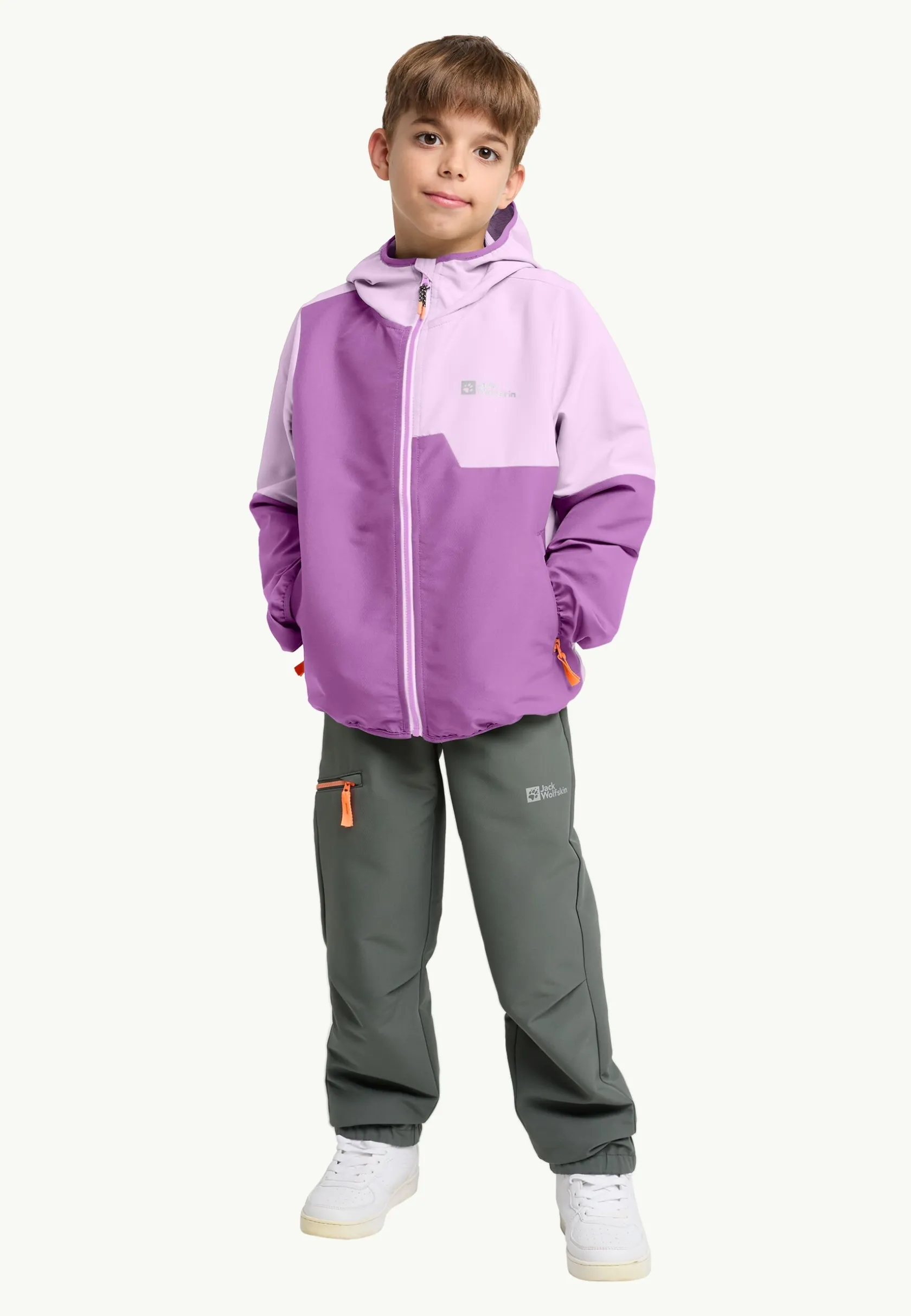 Outlet Turbulence Hooded Jkt K Kinder Windjacken|Übergangsjacken