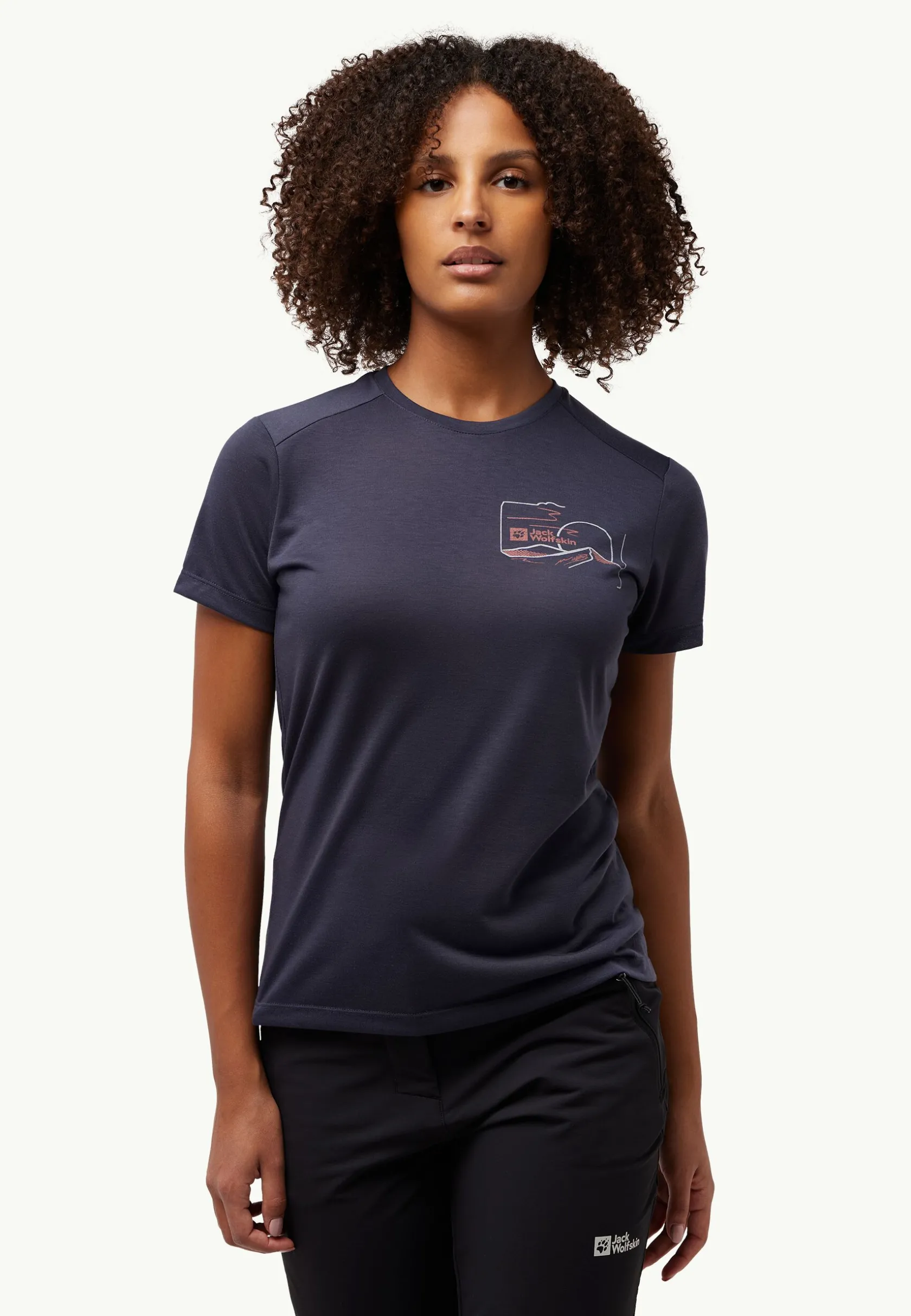 Fashion Vonnan Graphic T W Damen Funktionsshirts|T-Shirts & Longsleeves