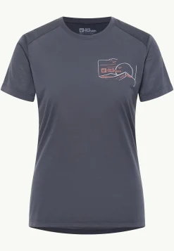 Fashion Vonnan Graphic T W Damen Funktionsshirts|T-Shirts & Longsleeves