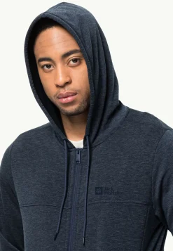 Discount Waldsee Hooded Jkt M Herren Fleece|Fleecejacken