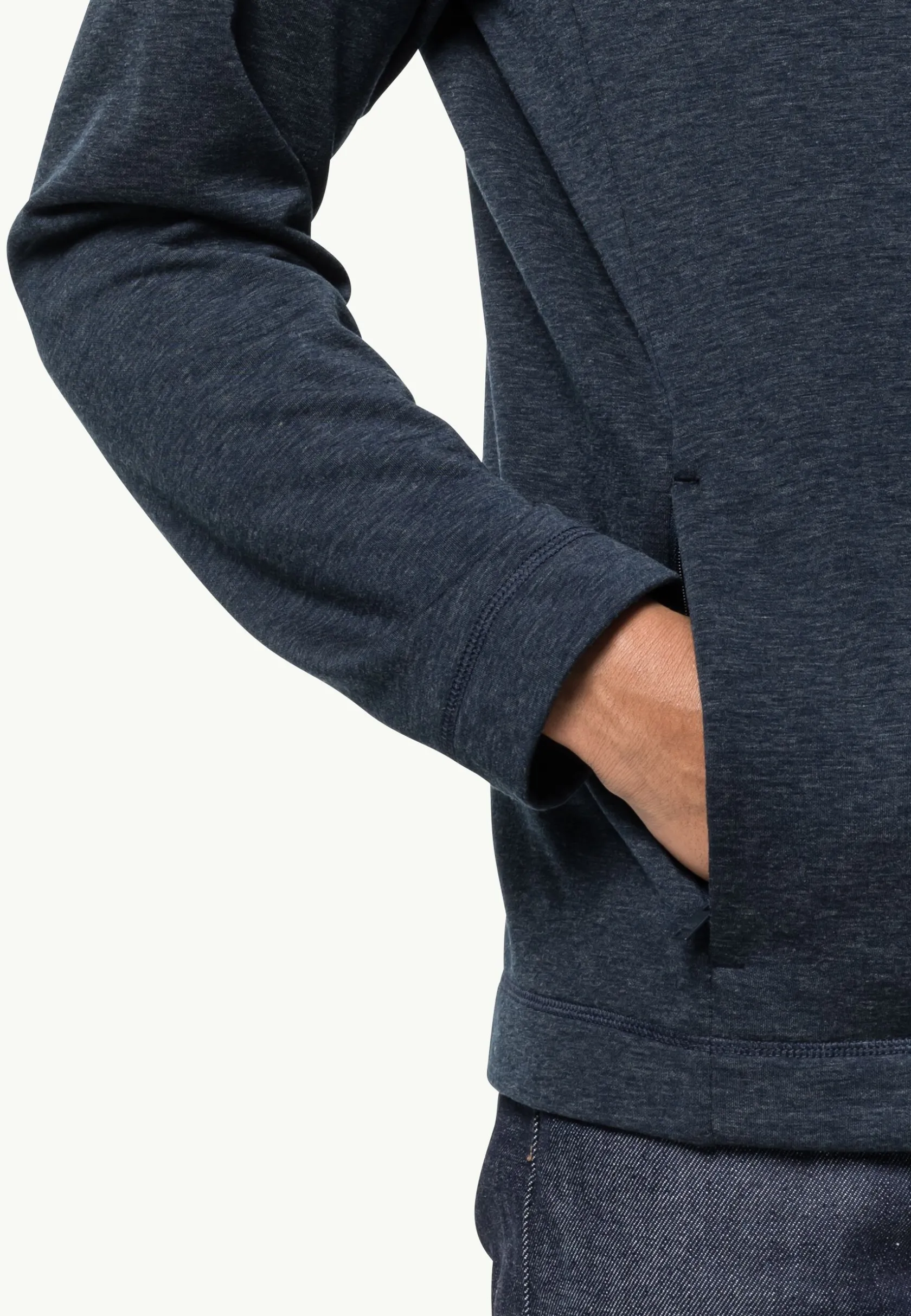 Discount Waldsee Hooded Jkt M Herren Fleece|Fleecejacken