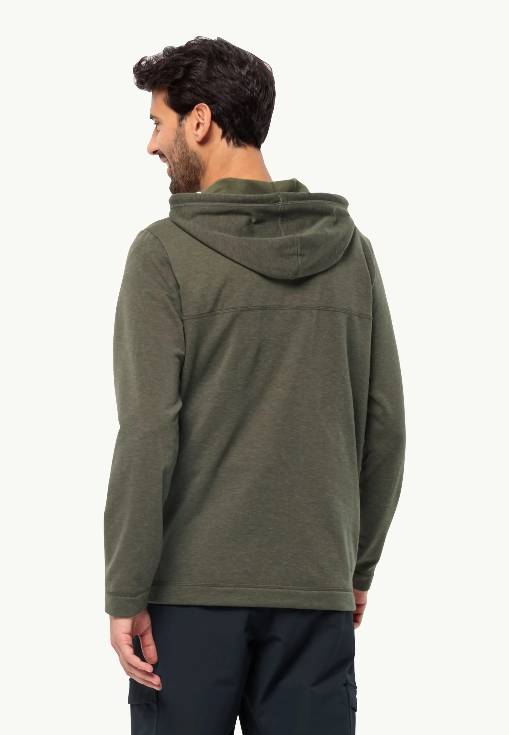 Discount Waldsee Hooded Jkt M Herren Fleece|Fleecejacken