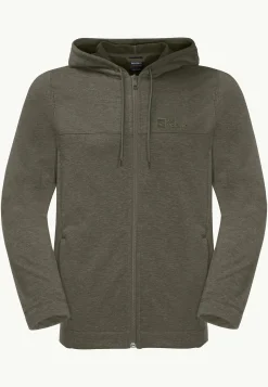 Discount Waldsee Hooded Jkt M Herren Fleece|Fleecejacken